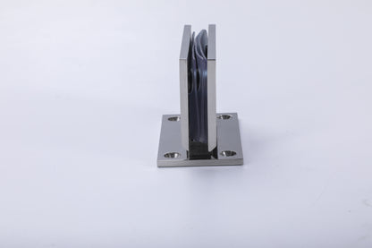 Hardware Frame 2-Hole Shower Glass Door 90° Wall-to-Glass Hinge