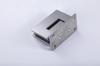 Hardware Frame 2-Hole Shower Glass Door 90° Wall-to-Glass Hinge