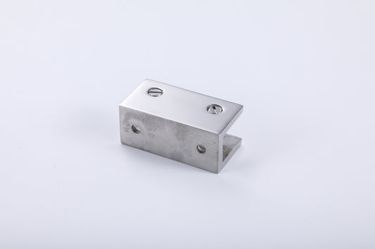 Tempered Glass Wall Mounting Connector Frameless Panel 304 Stainless Steel Clamp