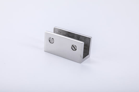 Tempered Glass Wall Mounting Connector Frameless Panel 304 Stainless Steel Clamp