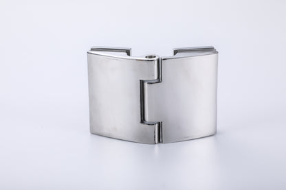 180° Glass-to-Glass Shower Hinge, Stainless Steel Bathroom Accessory