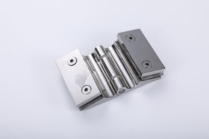 180° Glass-to-Glass Shower Hinge, Stainless Steel Bathroom Accessory