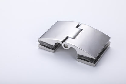 180° Glass-to-Glass Shower Hinge, Stainless Steel Bathroom Accessory
