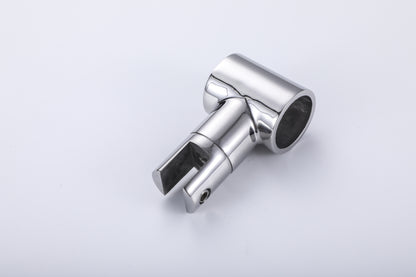 304 Stainless Steel Shower Rod Partition Connector, Round Rod Glass Clamp, Bathroom Hardware Fittings