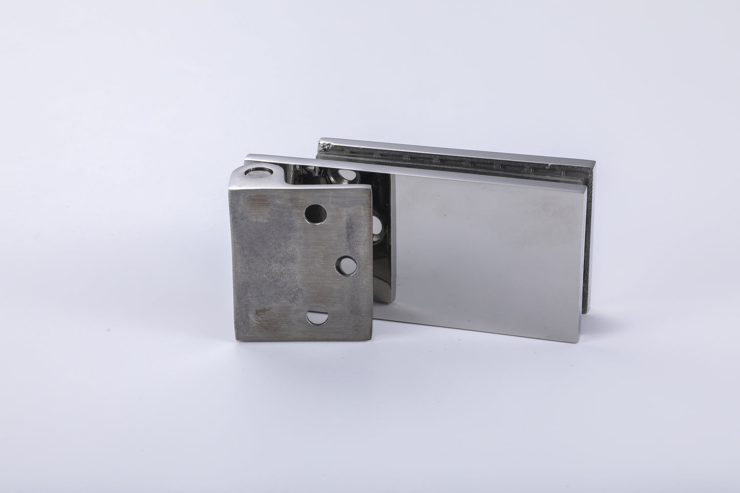 90 Degree Wall to Glass Hinge for Frameless Tempered Shower Glass Door， Bathroom Hardware Accessories