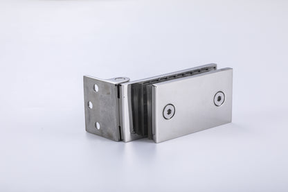90 Degree Wall to Glass Hinge for Frameless Tempered Shower Glass Door， Bathroom Hardware Accessories