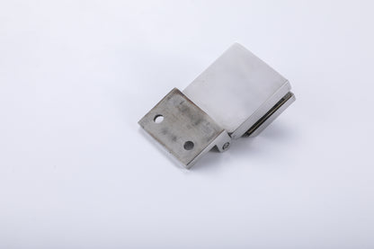 Frameless Shower Door Hinge 90 Degree, 304 Stainless Steel Wall to Glass Hinge, Heavy Duty Bathroom Hardware for Tempered Glass