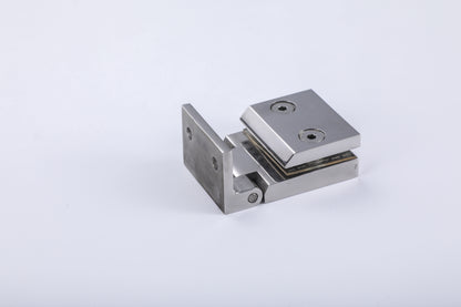 Frameless Shower Door Hinge 90 Degree, 304 Stainless Steel Wall to Glass Hinge, Heavy Duty Bathroom Hardware for Tempered Glass