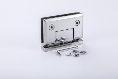 304 Stainless Steel Wall Hinge for Framed Tempered Glass Shower Door, Bathroom Hardware