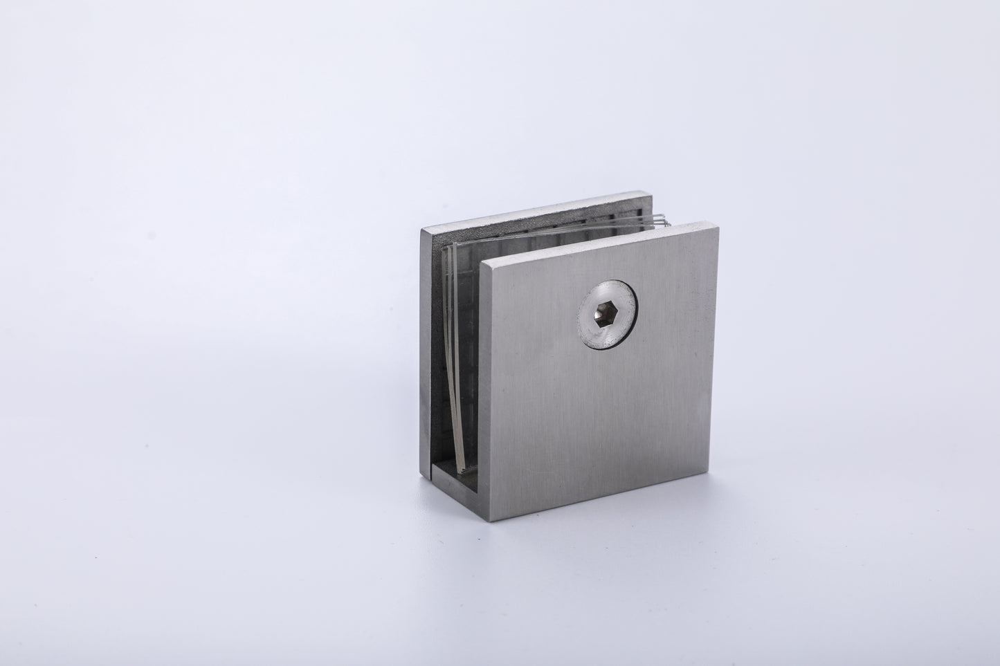Factory-Price High-Quality Shower Glass Stainless-Steel Square Wall-Mount Clamp