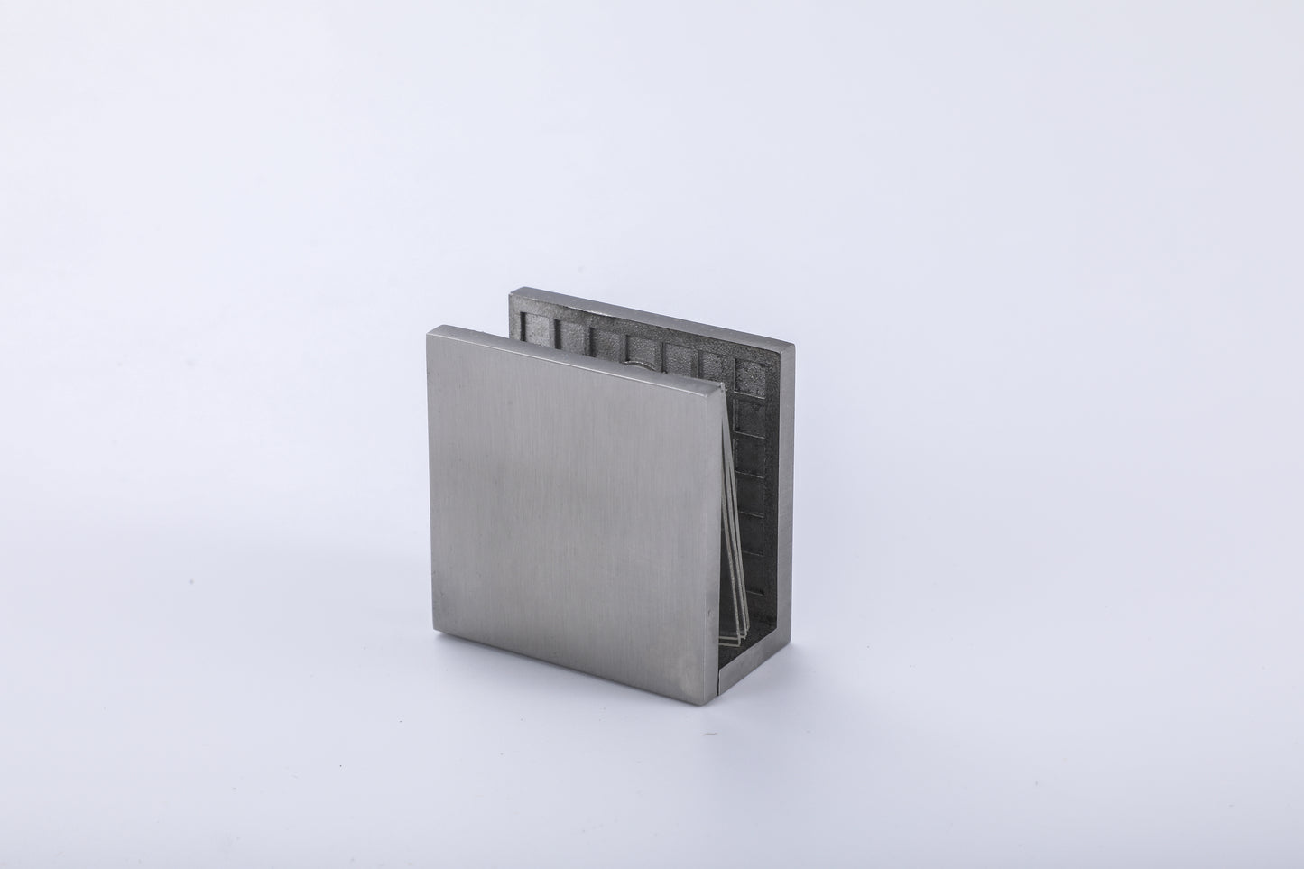 Factory-Price High-Quality Shower Glass Stainless-Steel Square Wall-Mount Clamp