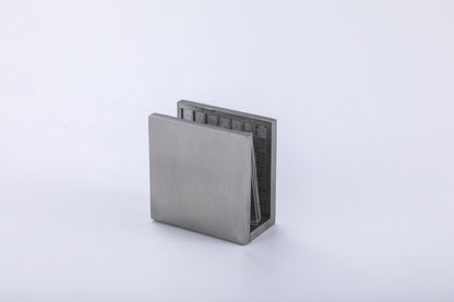 Factory-Price High-Quality Shower Glass Stainless-Steel Square Wall-Mount Clamp