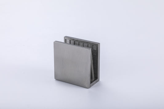 Factory-Price High-Quality Shower Glass Stainless-Steel Square Wall-Mount Clamp