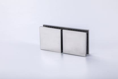 Shower Enclosure Glass Hardware, Stainless Steel Patch Fitting Clamp & Split-Face Retaining Clip