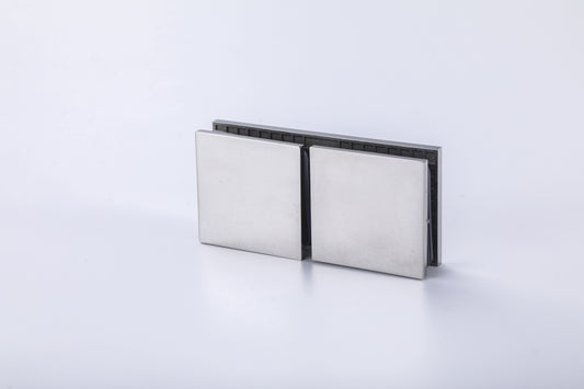 Shower Enclosure Glass Hardware, Stainless Steel Patch Fitting Clamp & Split-Face Retaining Clip