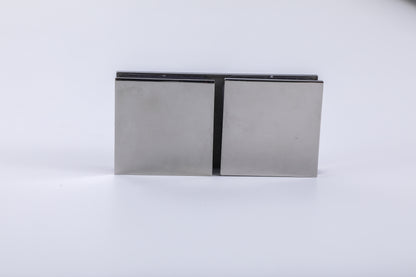 Shower Enclosure Glass Hardware, Stainless Steel Patch Fitting Clamp & Split-Face Retaining Clip
