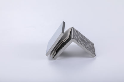 90° Wall-to-Glass Clamp for Frameless Tempered Shower Door, Bathroom Hardware Fitting