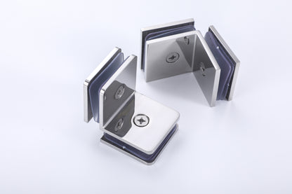 Shower Door Hardware for Tempered Glass, Glass Clamp Fittings, Bathroom Accessories