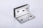 Bathroom Shower Glass Door Hardware – 90 Degree Stainless Steel Wall-Mount Clamp