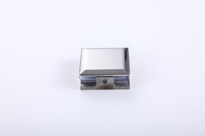 Stainless Steel Chrome-Plated Glass Clamp, Fastener for Shower Door Hardware