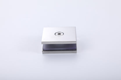 Wall-Mounted Clamp for Frameless Shower Glass Door, Bathroom Hardware Fitting