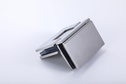 304 Stainless Steel 90° Glass-to-Glass Hinge for Frameless Shower Door, Tempered Glass Hardware