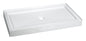 Acrylic Shower Tray – Anti-Slip, Stainless Steel Frame, Drainer Included, 140mm Height