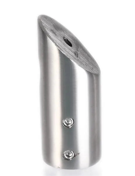 316 Stainless Steel 45° Wall-Mount Connector – Support Bar Fitting for Shower Enclosure