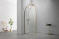 8mm Tempered Glass Walk-In Shower Door – Stainless Steel Frame , 10mm Adjustable Extension Each Side  WI-1P