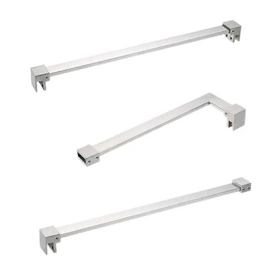 304 Stainless Steel Glass Support Bar Bracket, Frameless Tempered Glass Door Hardware, Bathroom & Shower Accessories