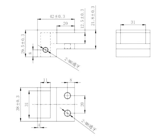 304 Stainless Steel Glass Support Bar Bracket, Frameless Tempered Glass Door Hardware, Bathroom & Shower Accessories