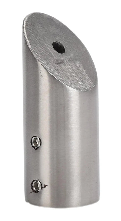 316 Stainless Steel 45° Wall-Mount Connector – Support Bar Fitting for Shower Enclosure