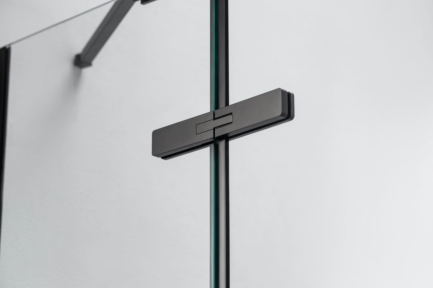 8mm Pivot Shower Door – Stainless Steel Hinge & Handle, Aluminum Frame, 100mm Adjustable  JC-3P