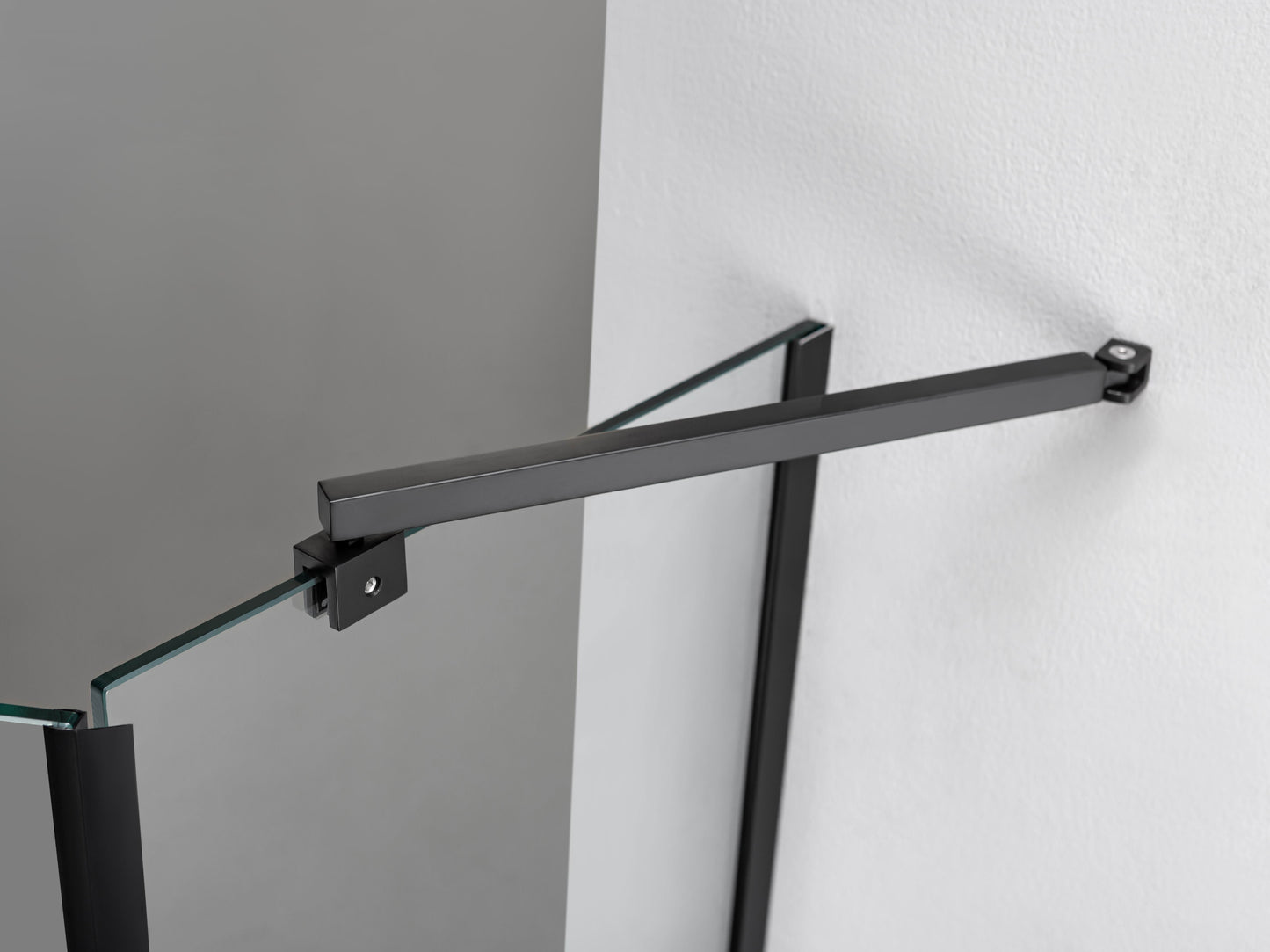 8mm Pivot Shower Door – Stainless Steel Hinge & Handle, Aluminum Frame, 100mm Adjustable  JC-3P