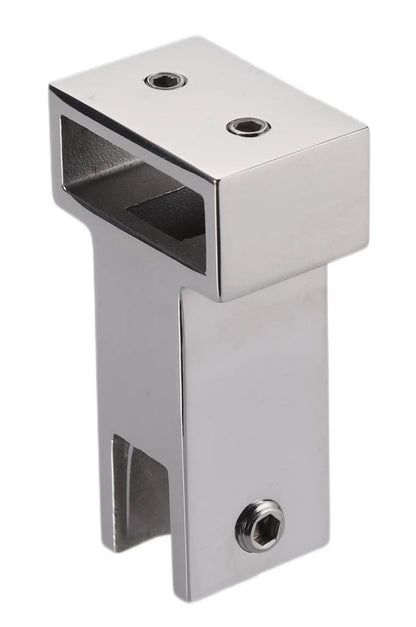 Stainless Steel Glass Hardware, Heavy Duty Bracket Clamp Fixing Clip for Glass Fittings