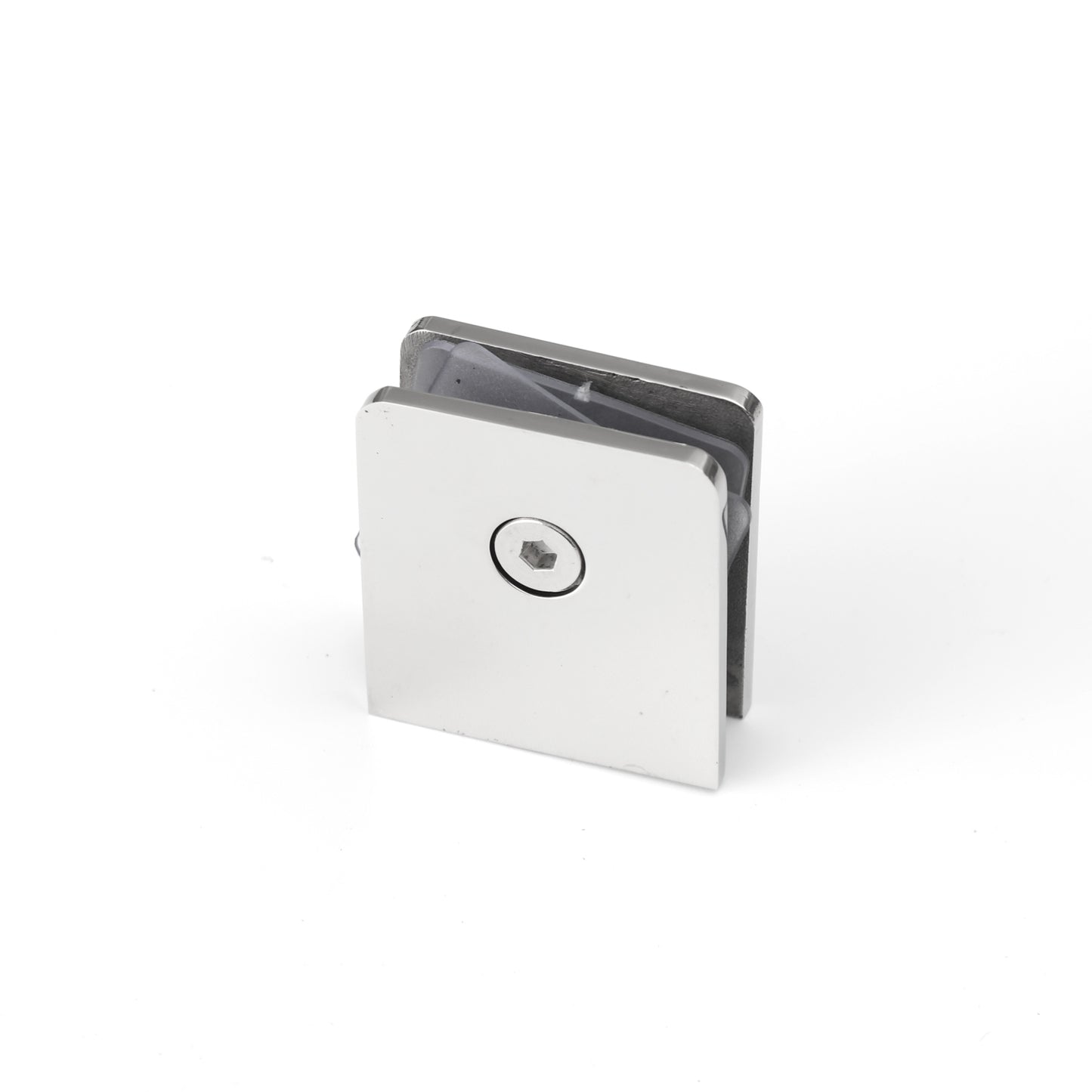 304 Stainless Steel Glass Door Clamp for Frameless Shower Bathroom, Partition Brace Hardware