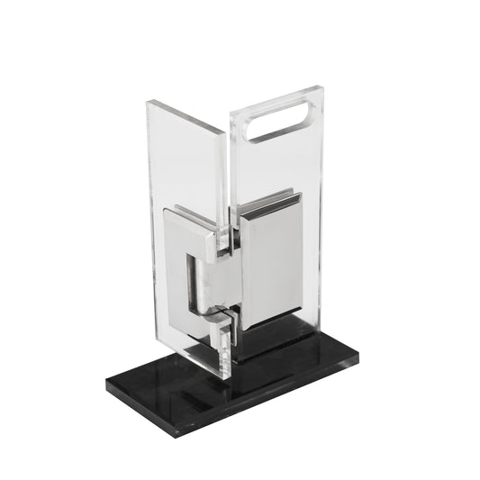 180° Glass-to-Glass Hinge for Frameless Shower Door, Tempered Glass Hardware