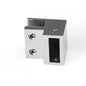 Frameless 304 Stainless Steel Bathroom Shower Enclosure Pipe-to-Glass Support Hardware Connector