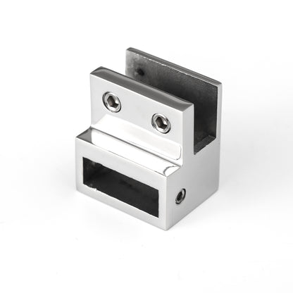 Frameless 304 Stainless Steel Bathroom Shower Enclosure Pipe-to-Glass Support Hardware Connector