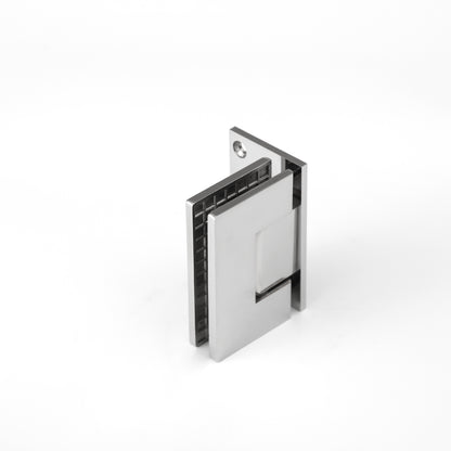 90° L-Shaped 3-Hole Wall-to-Glass Hinge for Frameless Tempered Glass Shower Door, Bathroom Hardware