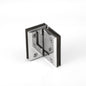 90° Frameless Glass Shower Door Hinge, Heavy Duty Rotating Adjustable Pivot, 304 Stainless Steel Bathroom Clamp Hardware