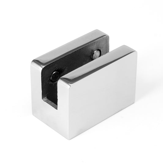 8-12mm Clamp Shower Connector Fitting Frameless Glass Hardware Bottom Guide