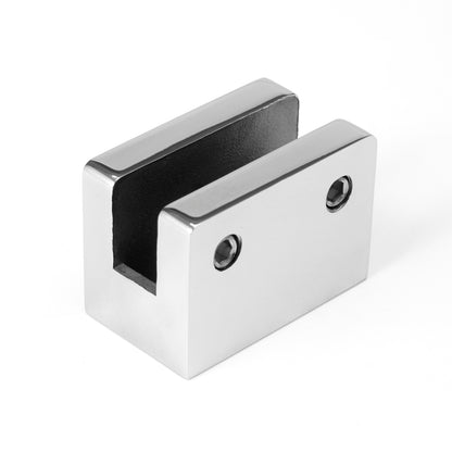 8-12mm Clamp Shower Connector Fitting Frameless Glass Hardware Bottom Guide