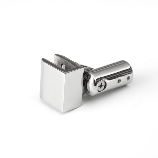 Pipe Hanging Clamp Bracket, 304 Stainless Steel Frameless Shower Glass Door Hardware