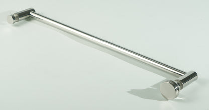 Bathroom Shower Enclosure Glass Door Pull Handle with Towel Bar – 2-in-1 Combo Hardware
