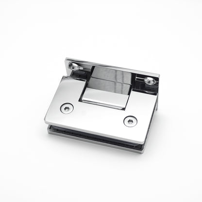 Heavy-Duty 304 Stainless Steel 90° Wall-to-Glass Pivot Hinge for Frameless Tempered Shower Door