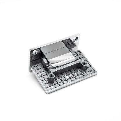 Heavy-Duty 304 Stainless Steel 90° Wall-to-Glass Pivot Hinge for Frameless Tempered Shower Door