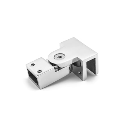 180 Degree Rotating Hanging Clamp for Shower Room, Stainless Steel Glass Pipe Connector Hardware