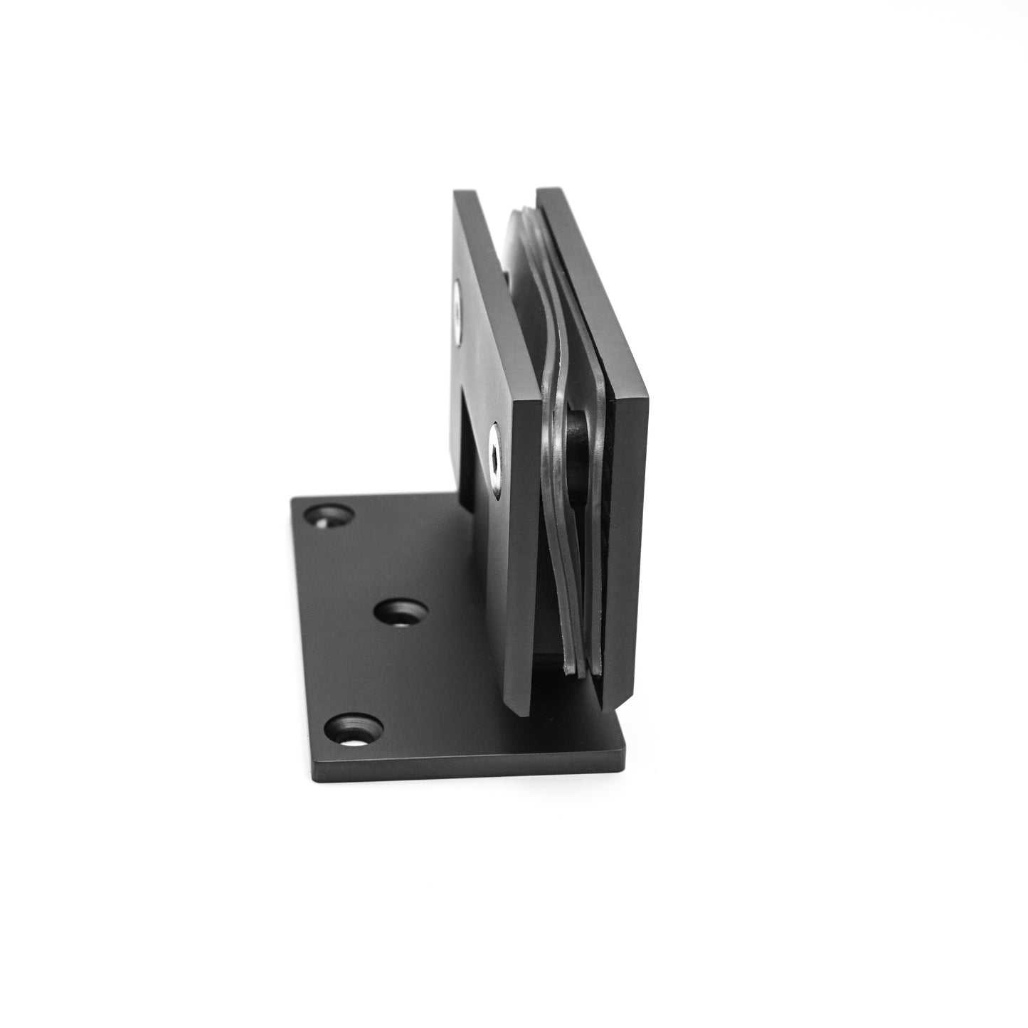304 Stainless Steel Frameless Shower Door Hinge with Black Finish