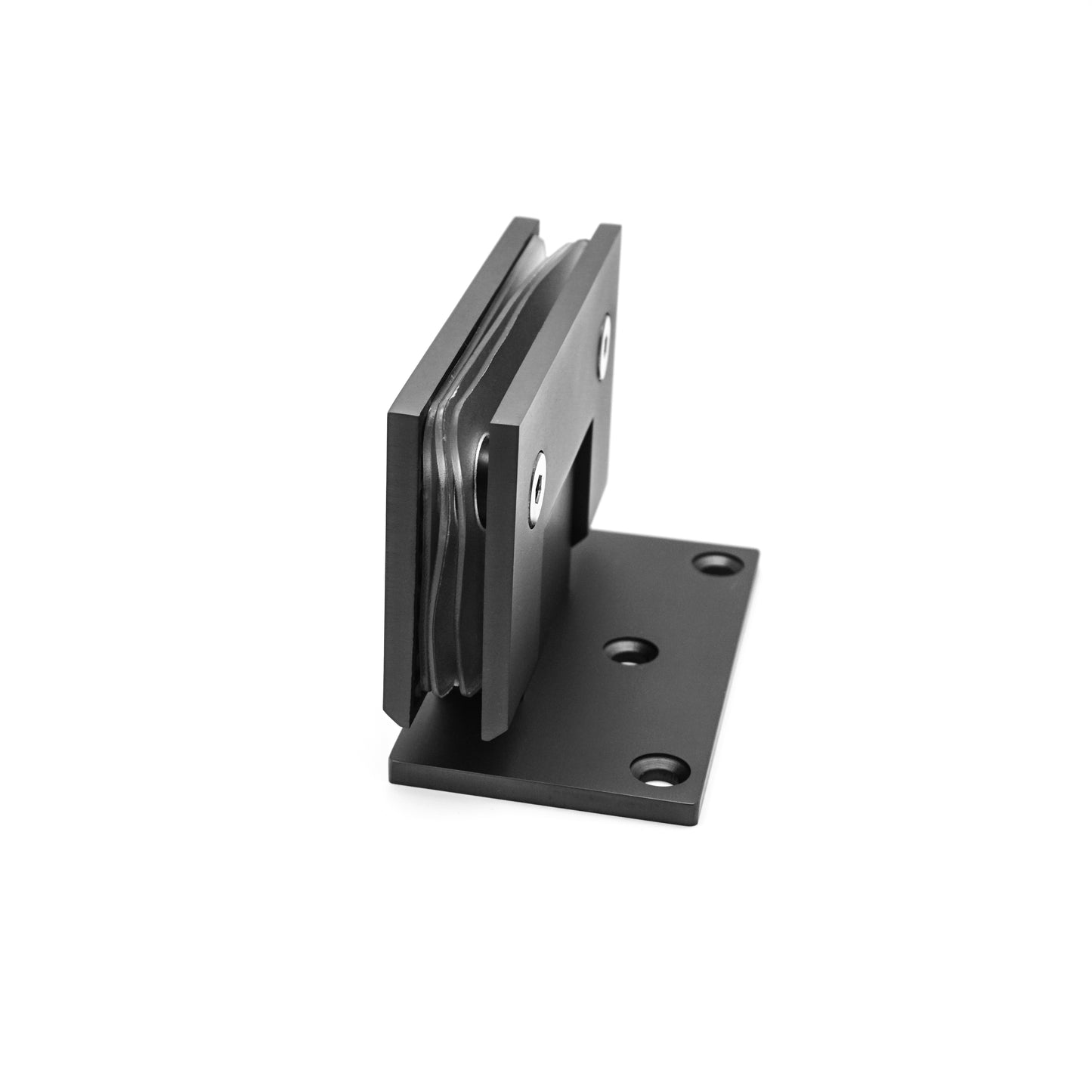 304 Stainless Steel Frameless Shower Door Hinge with Black Finish